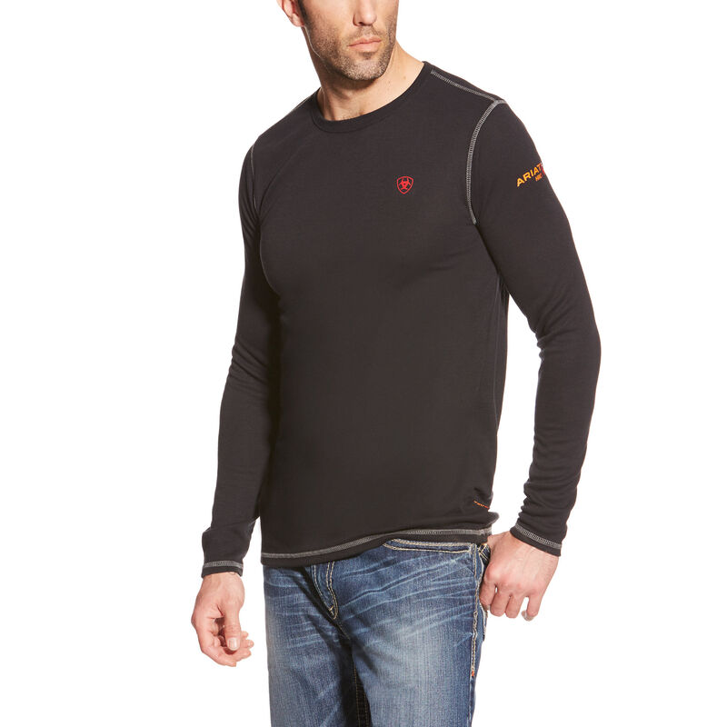 Ariat Work: FR Polartec Base Layer Hombre - Negras (QUXYL9348)